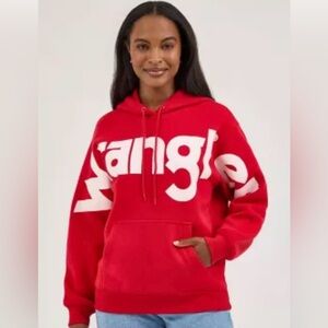 🍒 Wrangler Logo Hooded Sweatshirt